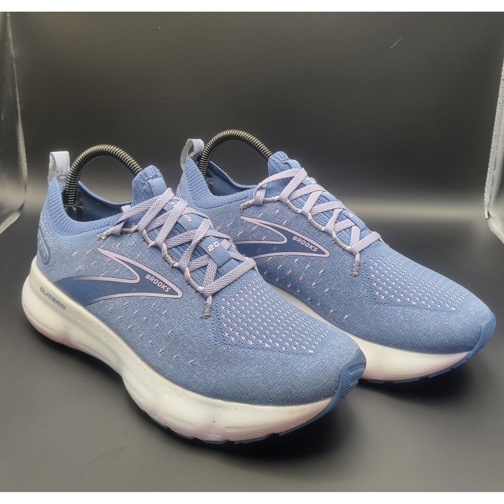 Brooks Glycerin StealthFit 20 Womens Running Shoes Blue 1203721B402 Size 8.5